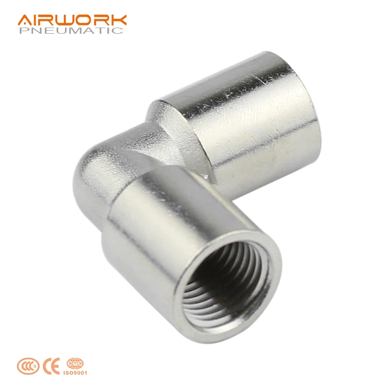 Pvf Female Threaded Copper Pipe Fitting Elbow Metal Mechanical Tube Connector