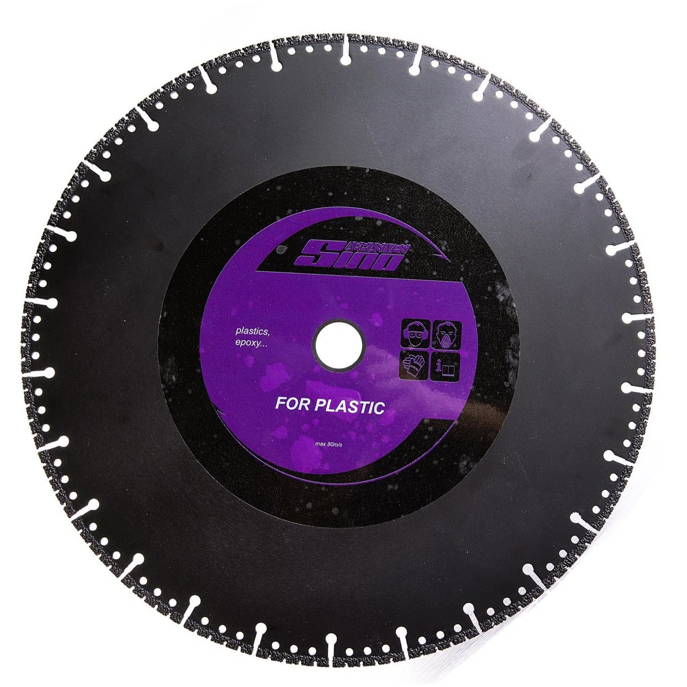 Multi-Purpose Rescue Diamond Vacuum Brazed Disc with Segment Type for Metal, PVC with Segment