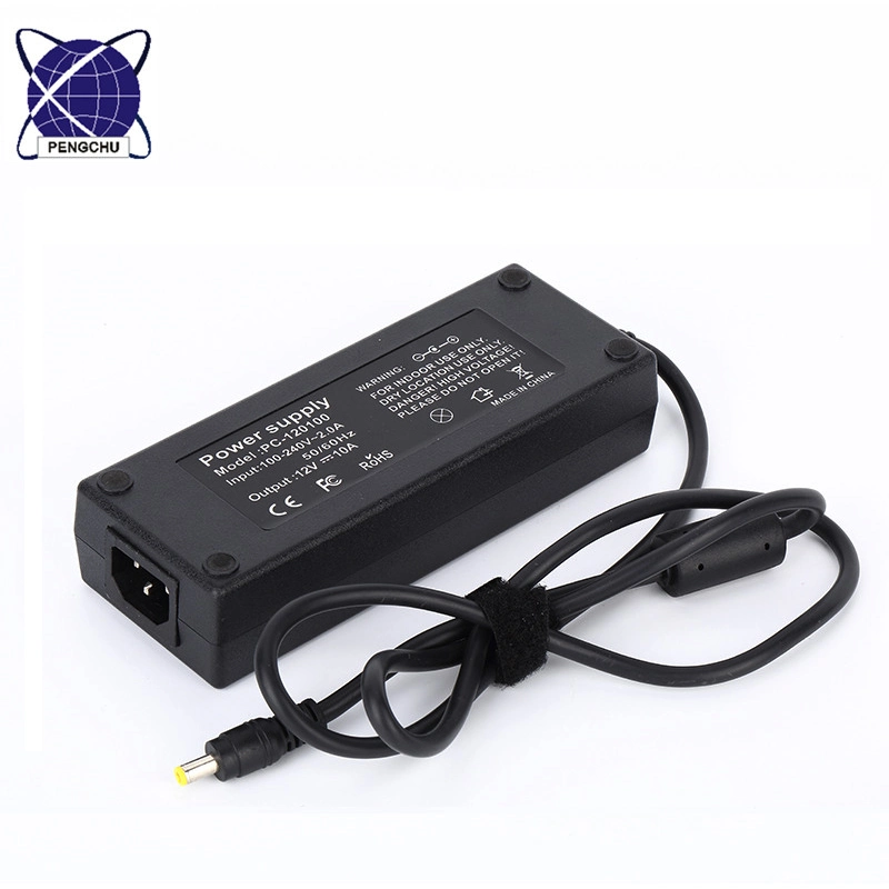 Desktop 15V 8A 120W Adaptador AC/DC de alimentación de conmutación