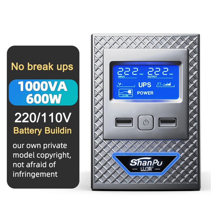 Shanpu UPS Uninterruptible Power Supply UPS Power Supply in out Put 220V Offline UPS for PC Computer