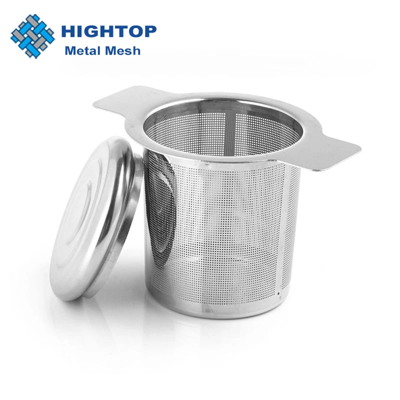 Reusable Fine Mesh Stainless Steel Loose Leaf Tea Infuser Metal Filter with Double Handle