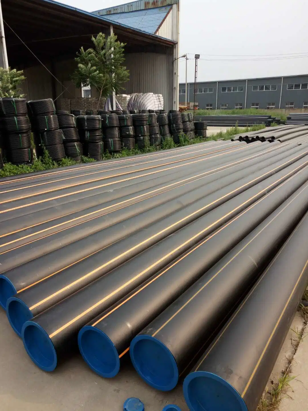 ISO 4437 Standard PE 100 Grade HDPE Gas Pipe