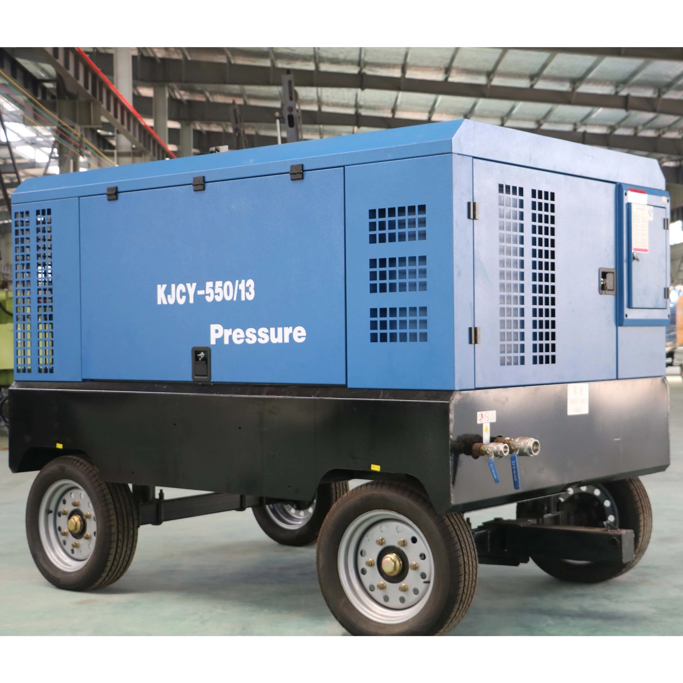 Hot Type Twin-Screw Screw Compressors Mining 13bar Industrial Movable Portable Air Compressor