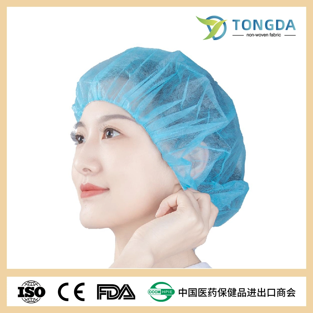 Anti Dust PP Bouffant Cap Non Woven Disposable Hair Net PP Cap