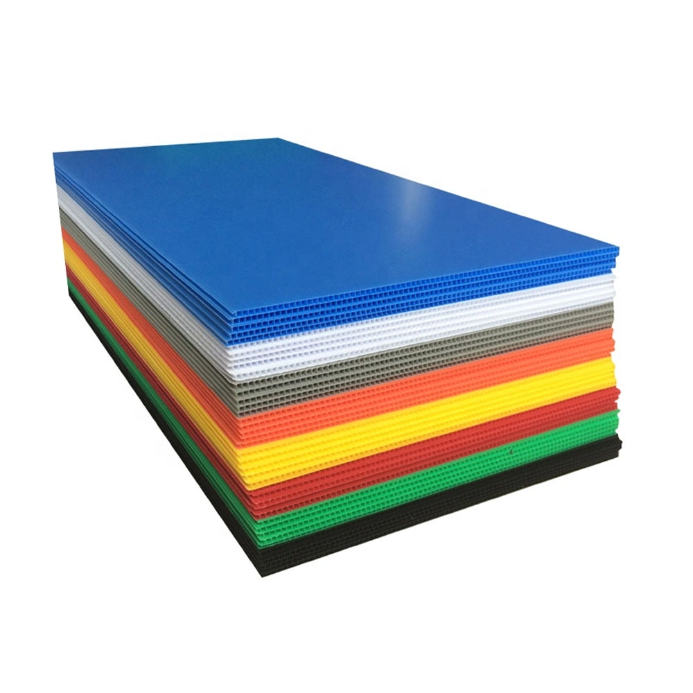 High quality/High cost performance  PP Corrugated Plastic Hollow Board Polypropylene Plastic Corrugated Sheet