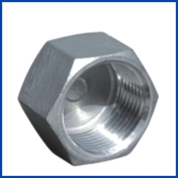 150lb Stainless Steel 304/316 Screwed Hexagon Cap with ISO4144 & En10241 Type