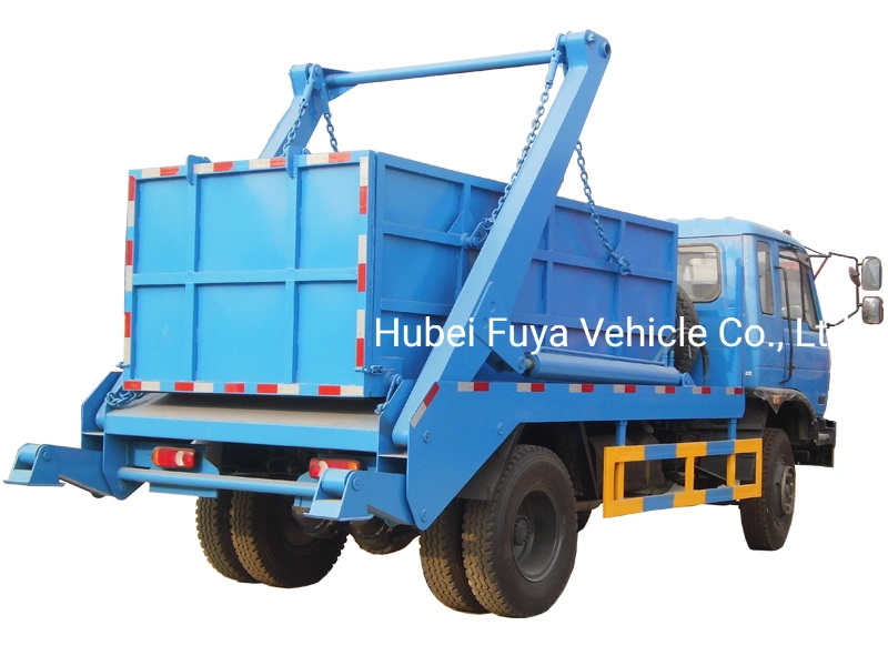 Dongfeng Euro 3 12m3 12cubic Meter Garbage Truck 12cbm Skip Loader with Swing Arm