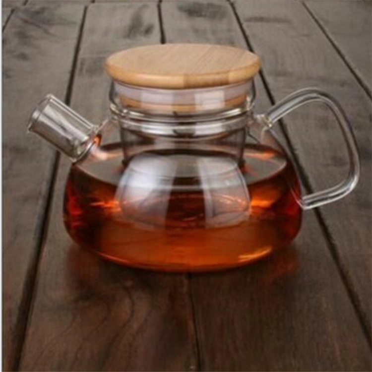 Glass Cold Kettle Heat-Resistant Flower Tea Pot Household Tea Pot Thickened Tea Pot Filter Cold Kettle Tea Pot