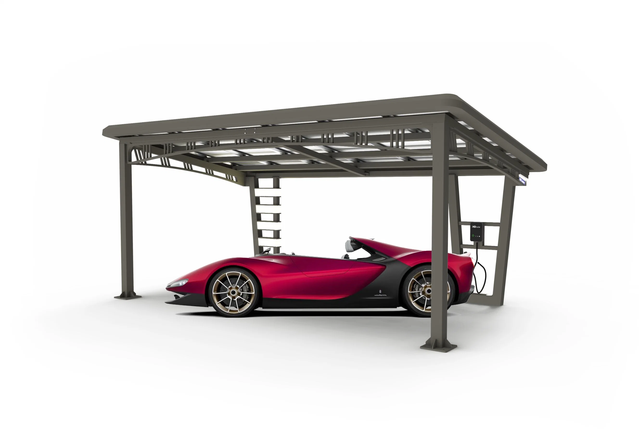 Новый дизайн модуль монтируемый на землю карпорт Монтаж на солнечных батареях Для системы крепления для парковки