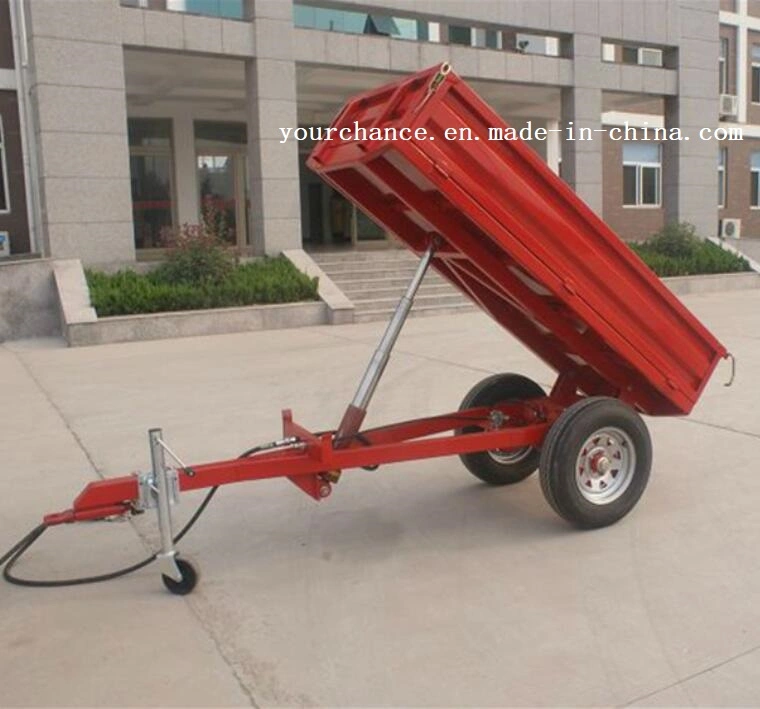 Hot Selling High quality/High cost performance  7cx-1t 1ton Europe Type Tipping Trailer with Ce Certificate