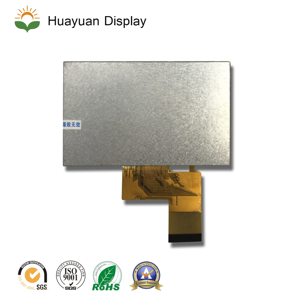شاشة TFT LCD مقاس 4.3 بوصات بدقة 480*272 بكسل المعروضة للبيع الساخن