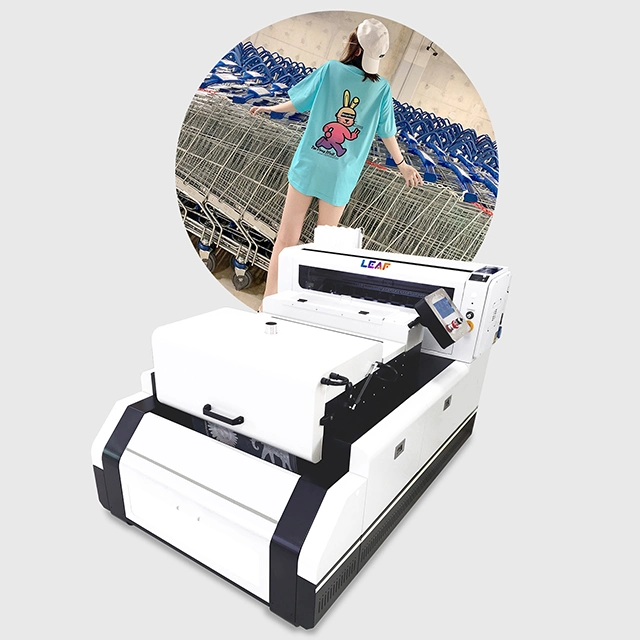 LEAF T-shirt printing machine A3 DTF Printer With 2 I3200 Heads