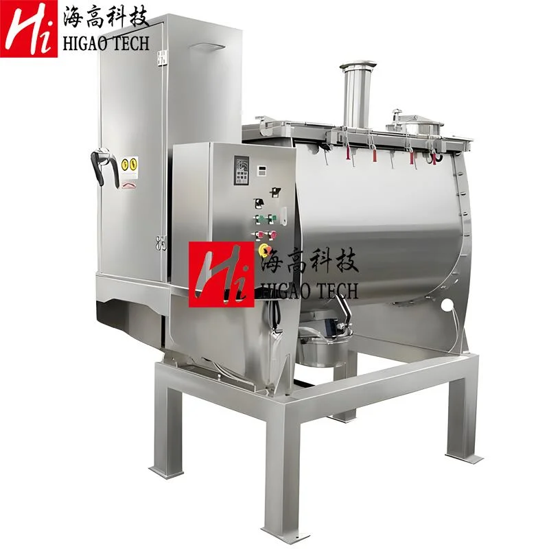 Heating/Cooling Jacket High Speed Powder Ribbon Mixer for Chemical Industry