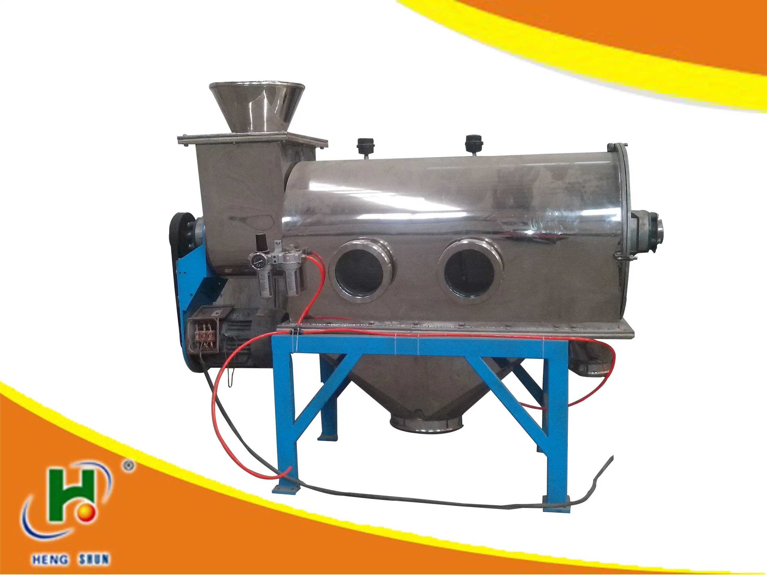 Dust-Tight Airflow Diamonds Coatings Centrifugal Sifter Sieve Machine