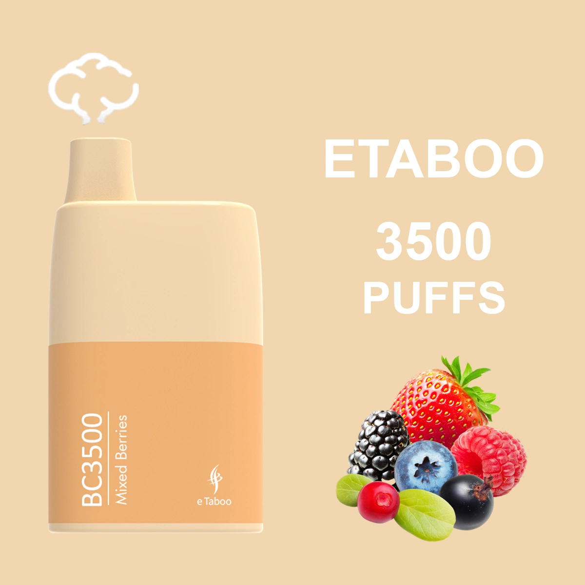 Bc3500 Einweg-Vape Box E Zigarette Taboo 3500 Puff Factory Großhandel/Lieferant i Vape Patrone