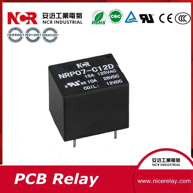 7A Mini PCB Relay Nrp07-12VDC