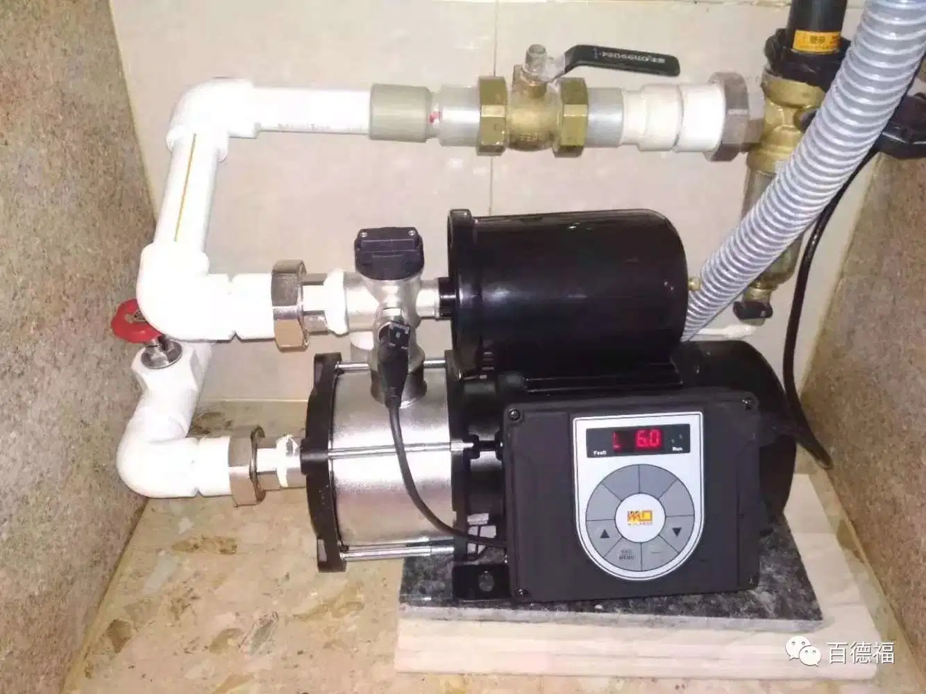 Integrated Intelligent Constant Pressure Variable Frequency Pump (WLD160)