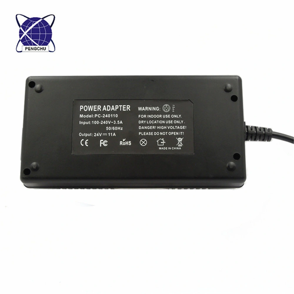 Single Output 24V 11A 264W Switching Power Adapter CCTV Power Supply