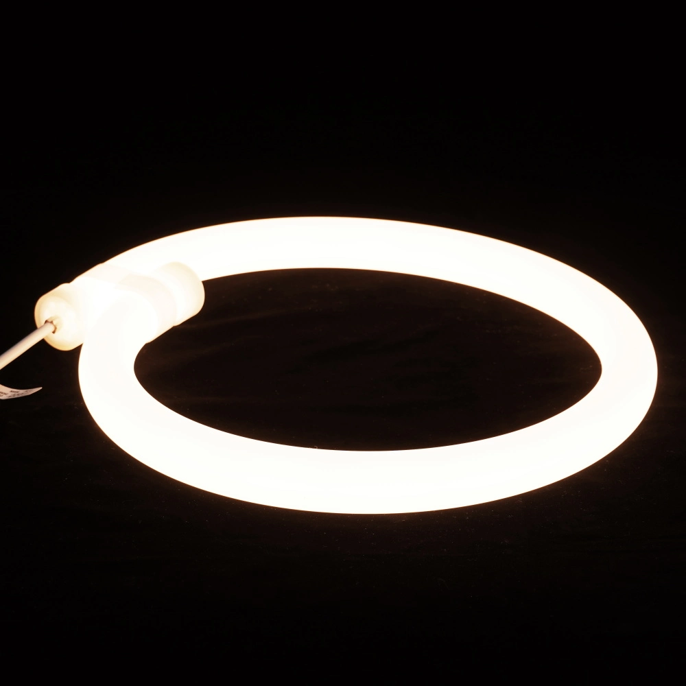 1.6" / 40mm 50mm CE / RoHS / UL Listed 24V DC Low Voltage 360 Degree Emitting Silicone Round LED Neon Strip