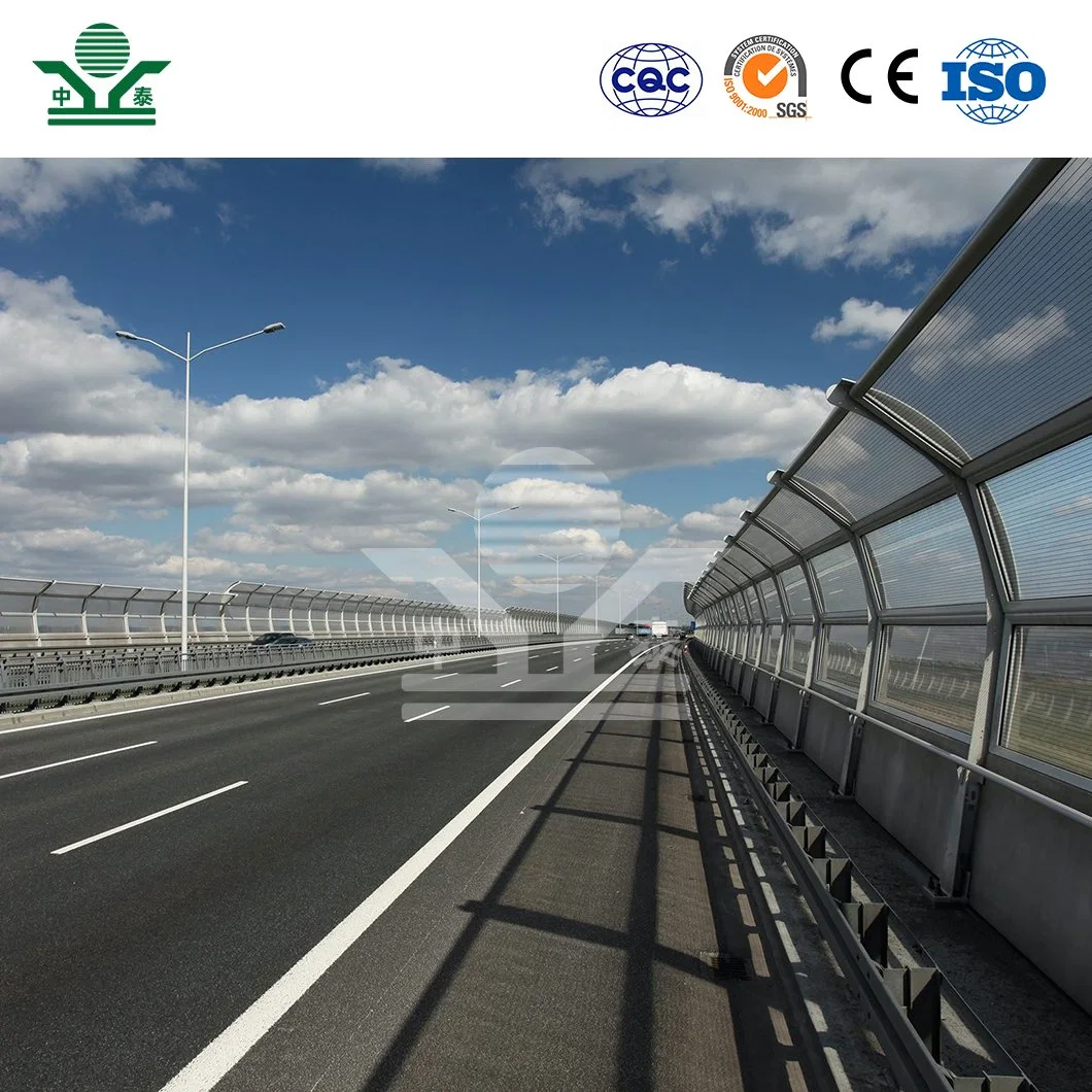 Zhongtai Barrier Wall Original Factory Soundproof Barrier Panels 1960*500*80mm Viaduct Sound Barrier