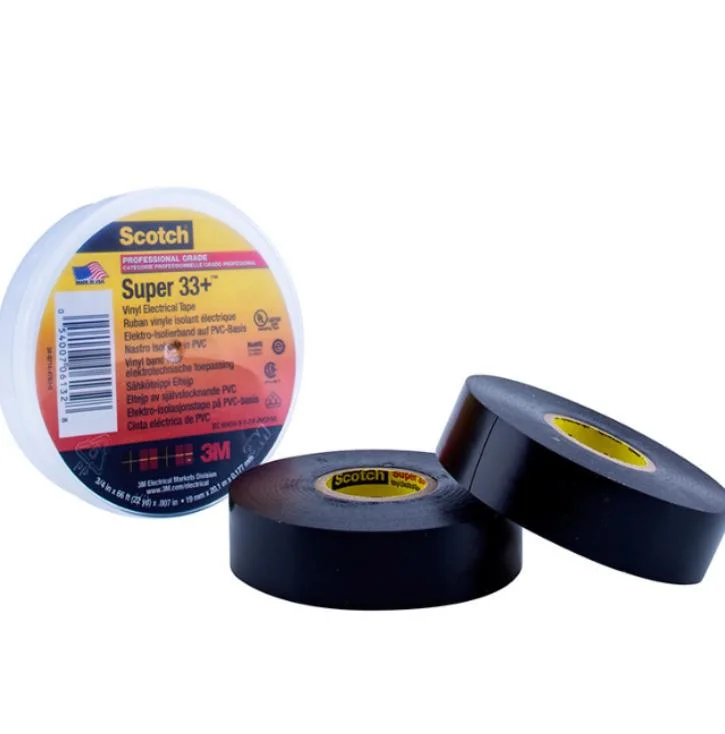 3m Brand Super 33+ Vinyl Electrical Tape Made of Durable PVC