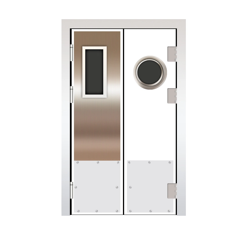 Stainless Steel Free Slam Door Access Crash Door Workshop Free Slam Door Traffic Door