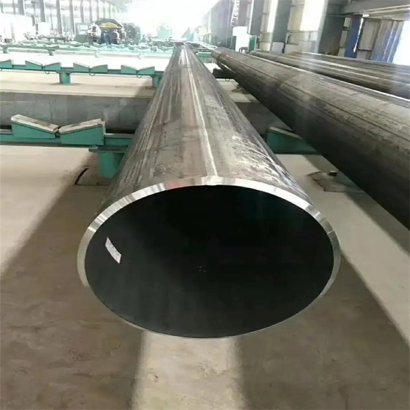 Hot Rolled Seamless Iron Carbon Steel Pipe Black Painted Bevel Ends with Plastic Caps