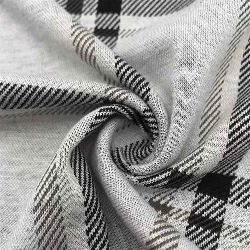 Yigao Textile 61%Rayon 36%Poly 3%Spandex Lattice Jacquard Fabric