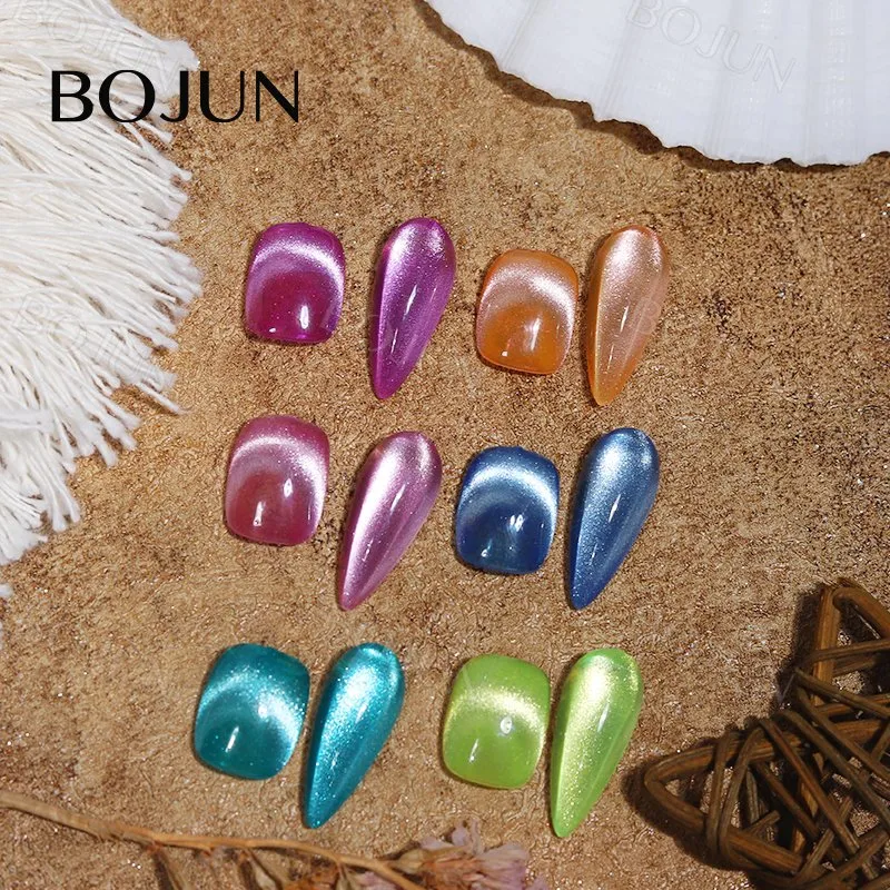 Wholesale 9d Snow Flakes Smoothie Cat Eye Nail Gel Polish