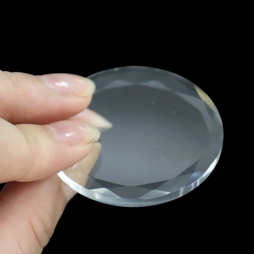 Octagonal Crystal Glass Glue Tray Eyelash Extension Tool Eyelash Transparent Glue