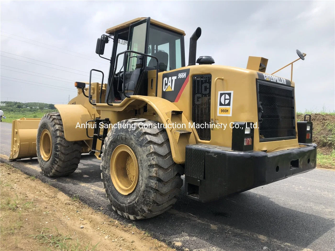 High Efficient Cat 966h Used Wheel Loader Original Hydraulic Machine