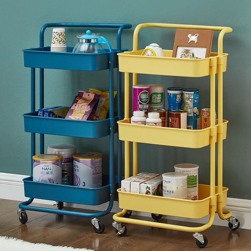 3 Tier Home Organizer Rolling Kitchen Storage Rack Trolley Cart Mit Rädern