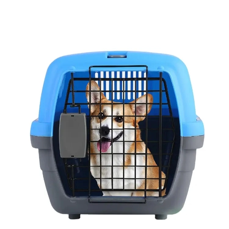 Design Small Plastic Dog Cat Car Carrier Box Crates Air Travel Airline Approved Dog Carrier Cage