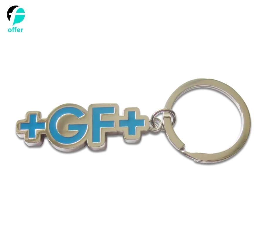 Personalizar Logo Enamel Metal Cartoon Car Key Ring