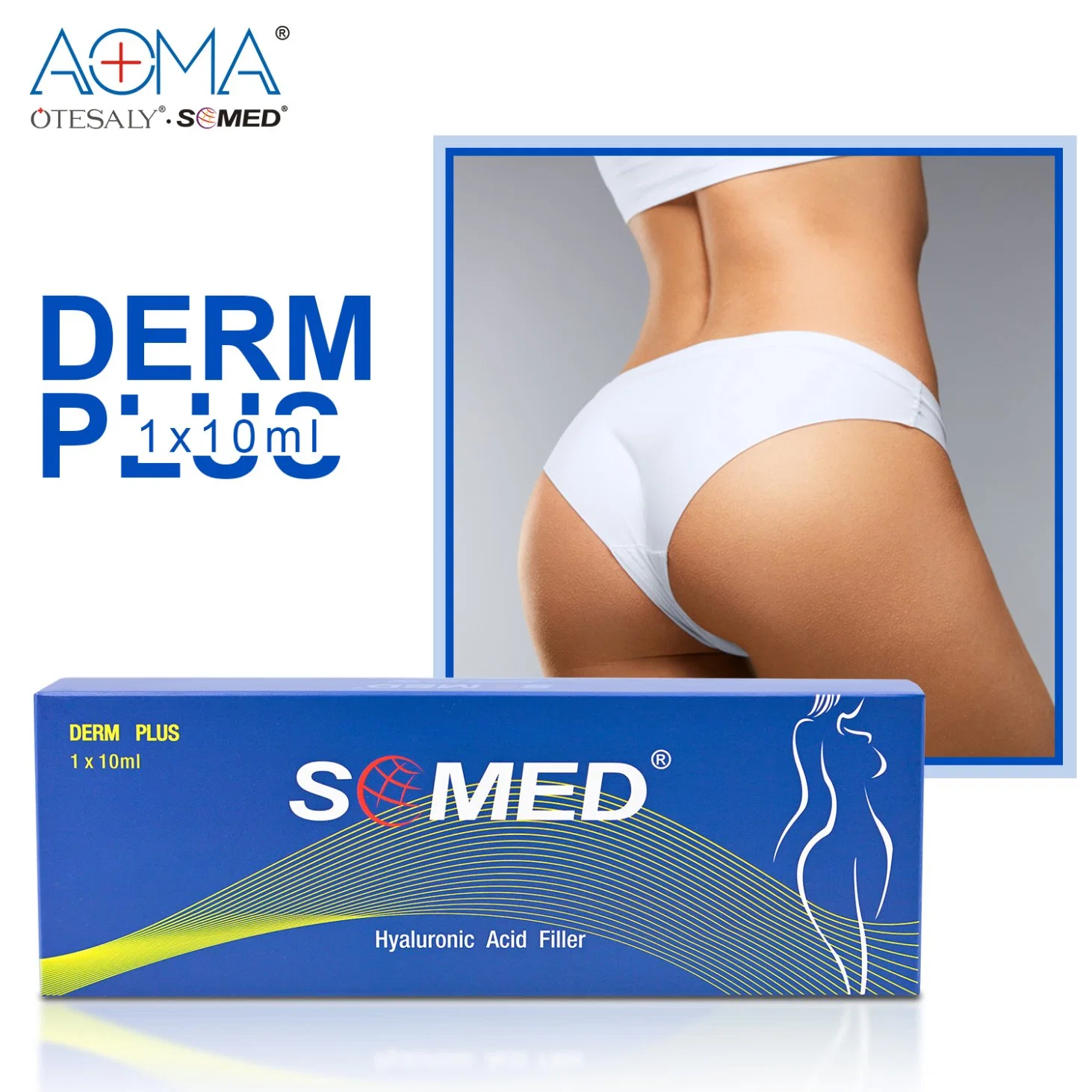 Meilleur Prix coffre 10ml Somed Derm Plus le cancer du sein d'Enhancer Boobs Enhancement l'acide hyaluronique Injection de remplissage