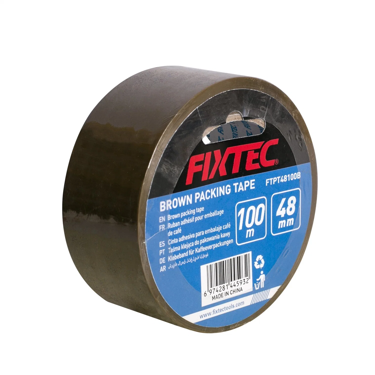 Fixtec High quality/High cost performance Cheap Clear BOPP Packing Tape Packaging Tape