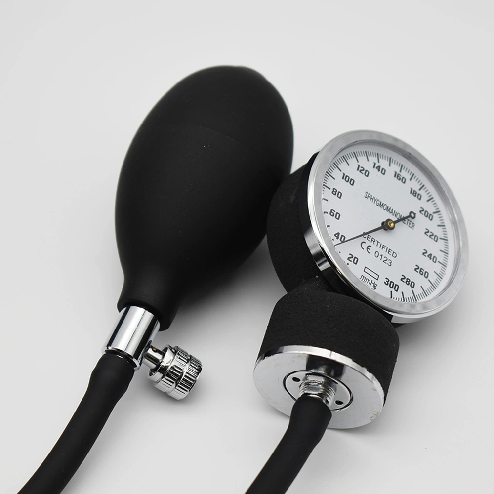 Palm Sphymomanometer pesada tipo aneroide con bola