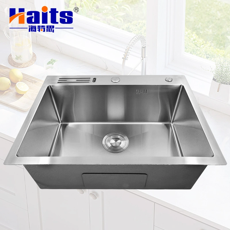 Elegant Germany Design Kitchen Sink Rust-Proof Stainless Steel Water Sink with Drain Board System