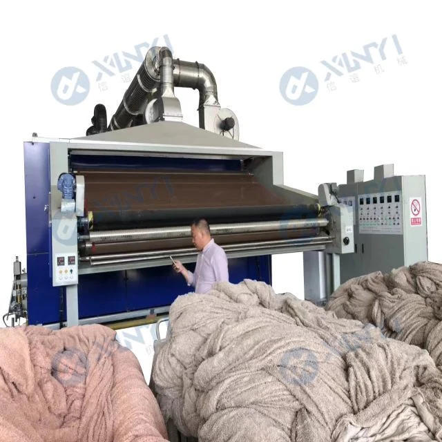 Three-Layer Loose Dryer Machine for Fabrics Use Hot Oil Heating