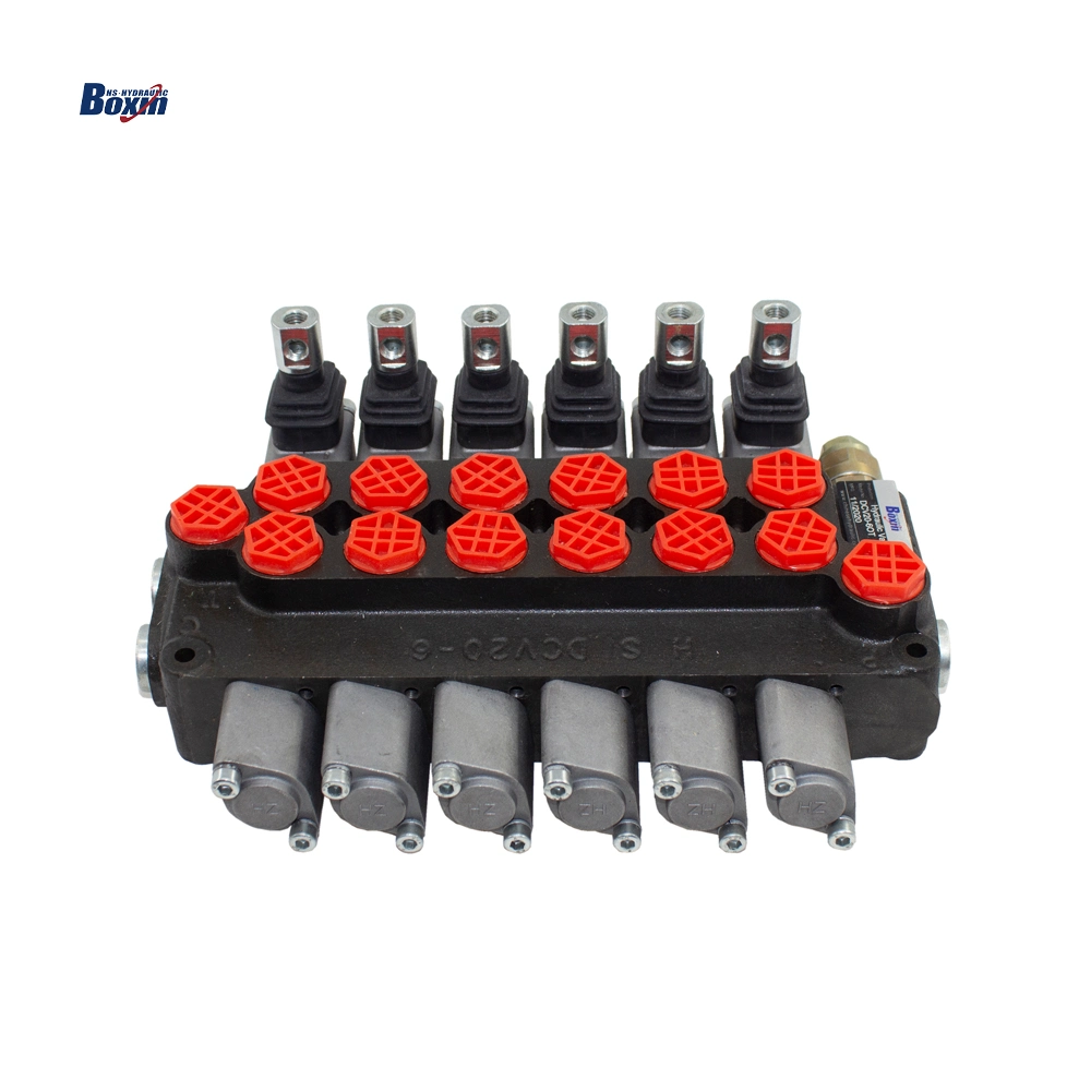 Truck 4 Spools 20L/Min Dcv Monoblock Hydraulic Directional Control Valve