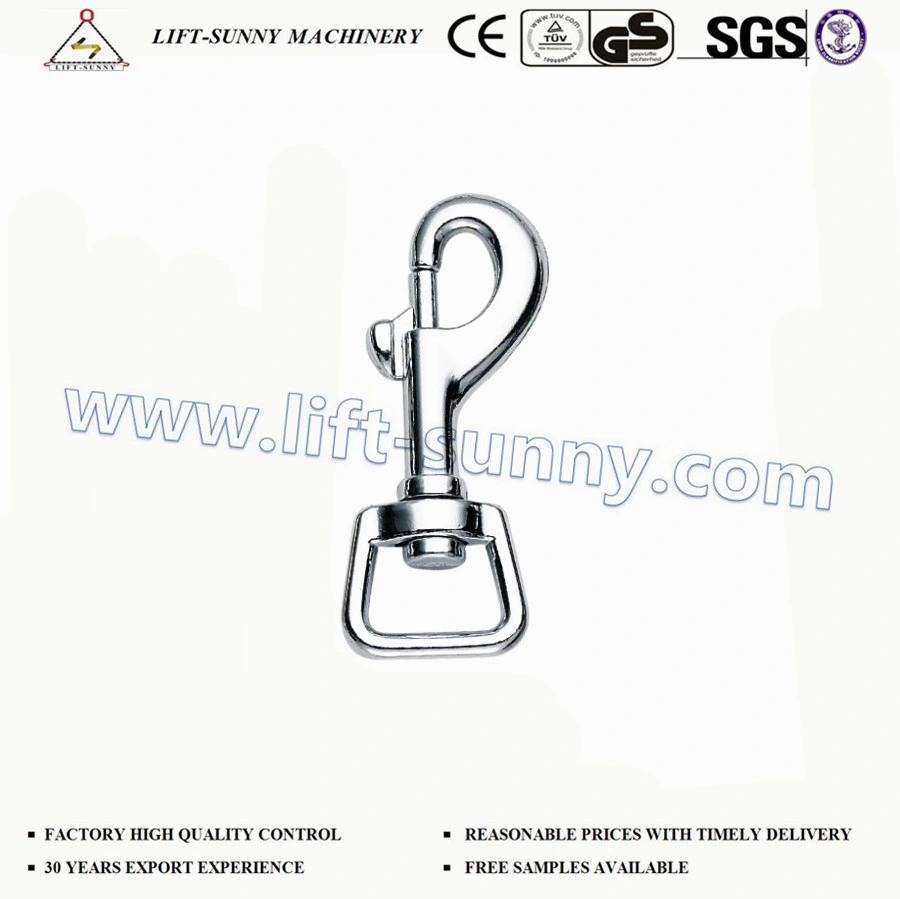 13 مم * 52 مم مربع الرأس Zinc Die Cast Swivel Snap الخطاف