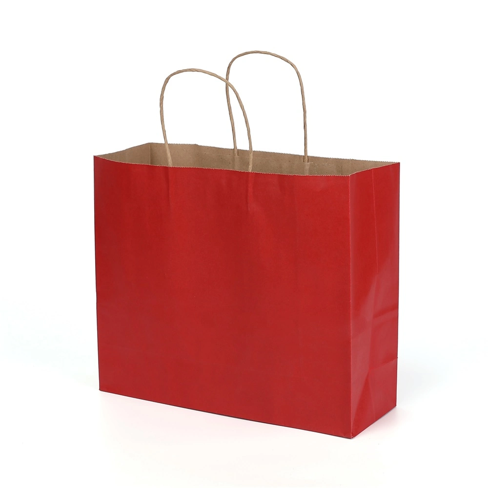 Mercancía Mayorista/Proveedors Bolsa de papel de fondo plano Brown papel de regalo Bolsa