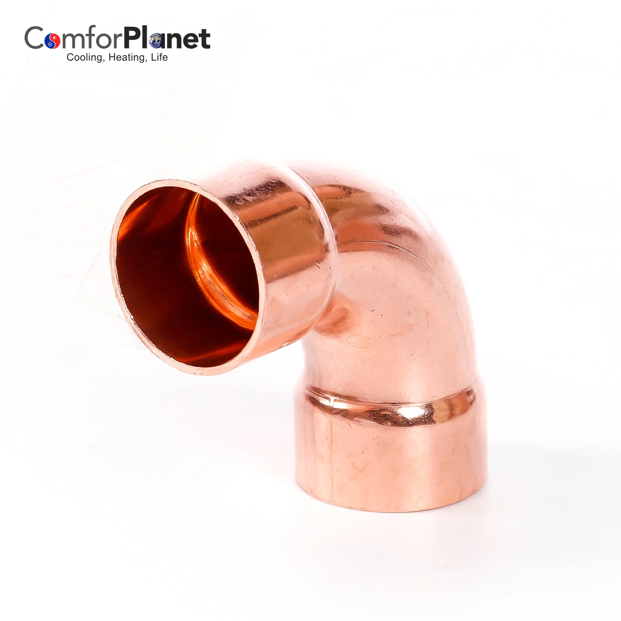 China Refrigeration Copper Fittings 90 Degree Elbow for Air Conditioning