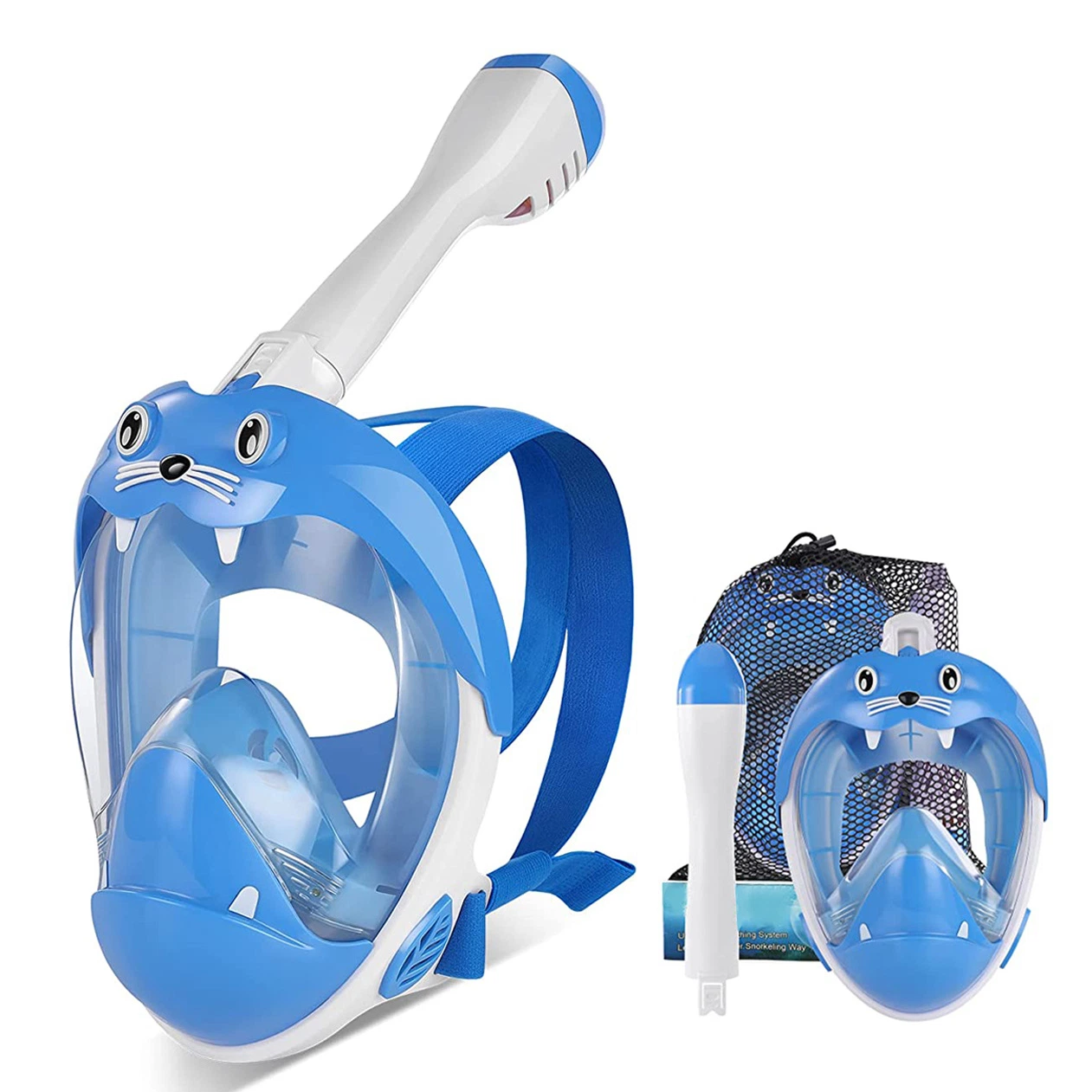 New Arrival Kids Junior Full Face Scuba Snorkel Diving Mask Diving Equipment