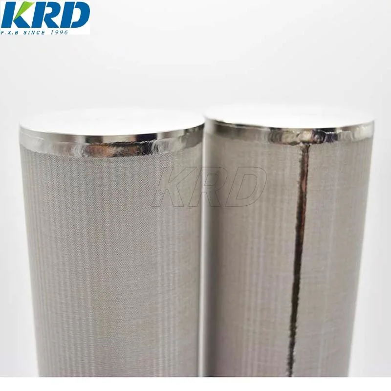 Krd Competitive Price Alternative Oil Filter Metal Sintered Filter Element