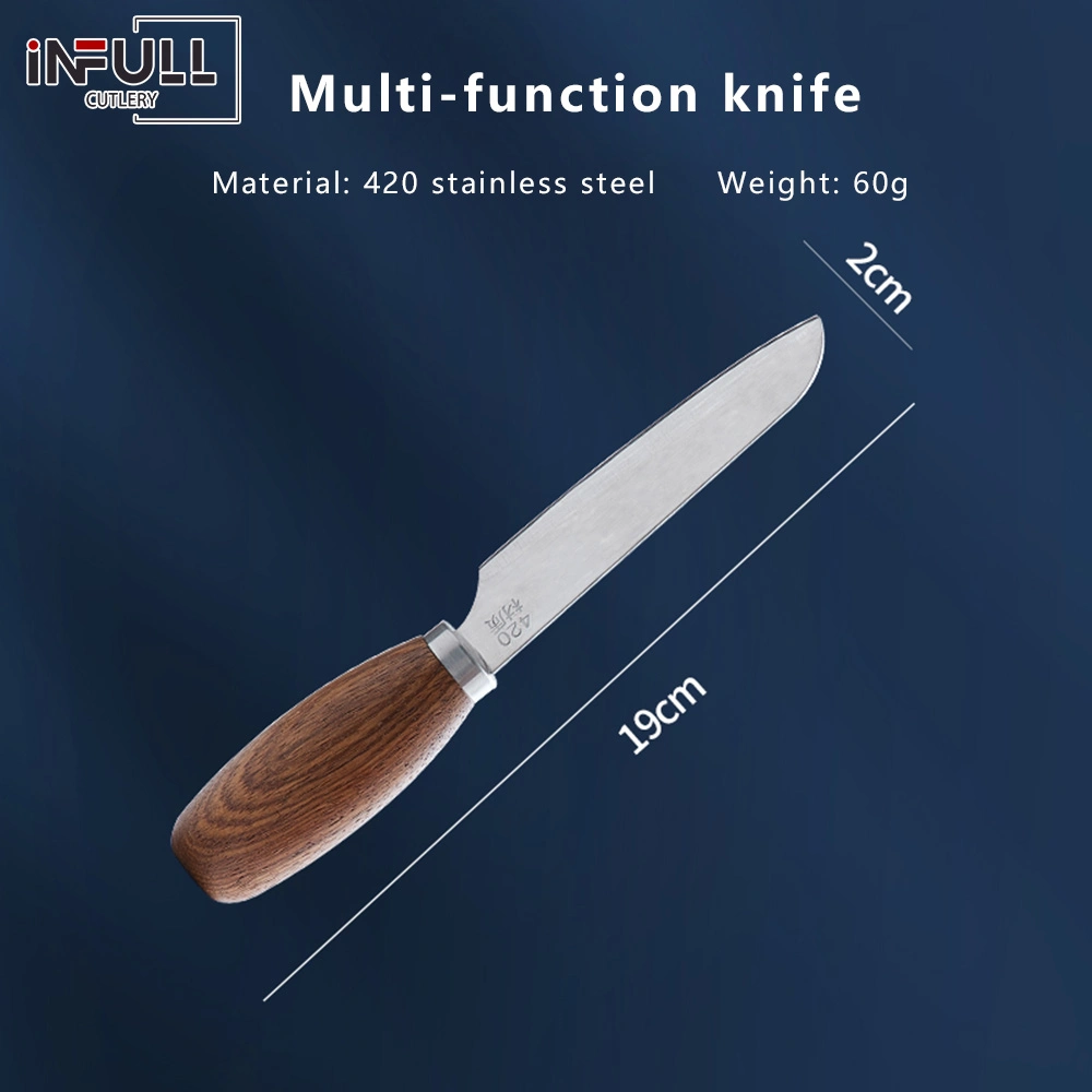 Cuchillo de fruta de madera de pera directa de fábrica para cocina