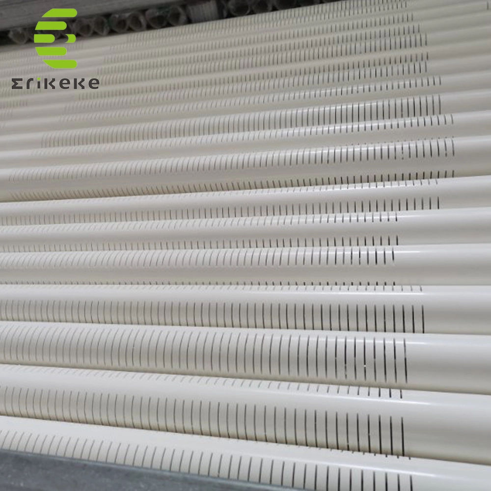 Full Sizes High Efficiency Join Solution UPVC Thread End PVC Borehole Riser Pipes / Drop Pipe for Borewell Water Supply