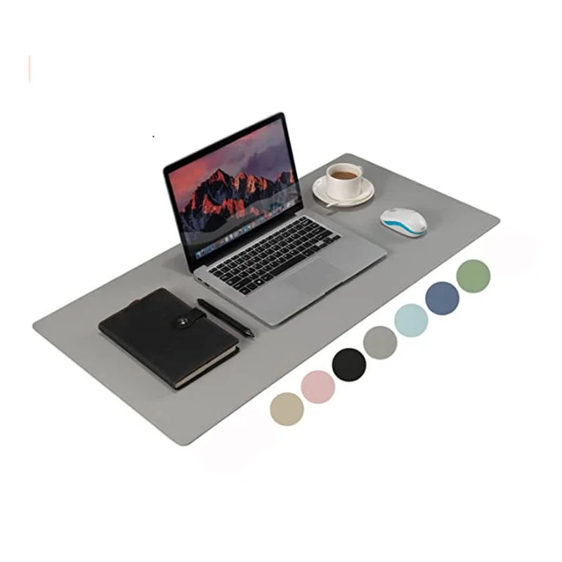 Desk Pad Protector Non-Slip PVC Leather Laptop Desk Pad Waterproof Office and Home Writing Pad