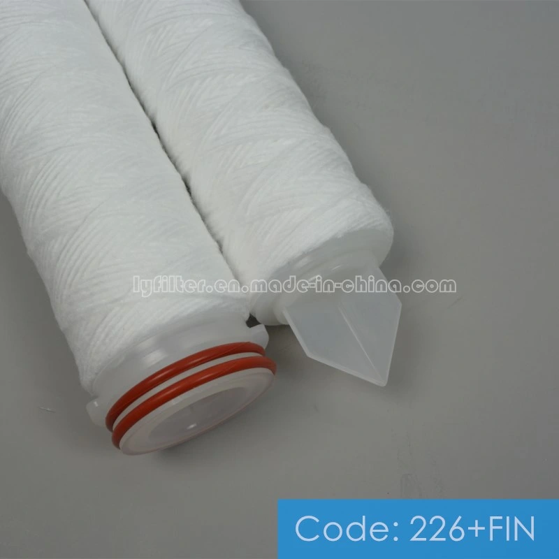 Guangzhou Manufacturer Spiral PP Wire Wound Sediment Filter Cartridge with 30 Inch PP Core