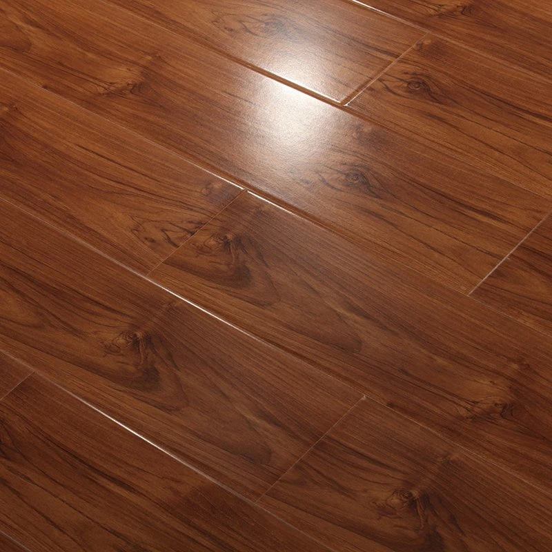 Suelos de laminado de 12mm E1 Piano muy brillante U-Groove HDF L6809